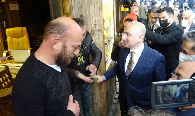 Bakan Karaismailoğlu'ndan esnafa, "Recep Tayyip Erdoğan'a güveneceksin gerisi Allah kerim"