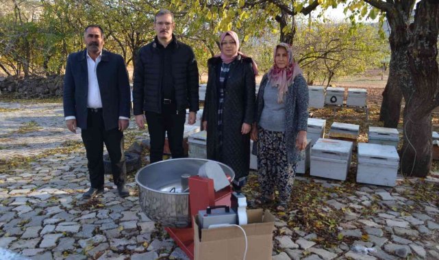 Bal üreticilerine makine desteği
