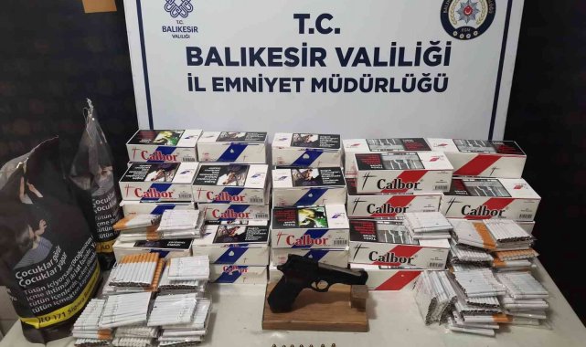Balıkesir&#039;de kaçak tütün operasyonu