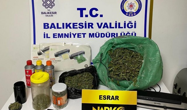 Balıkesir'de polisten 27 şahsa operasyon