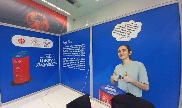 Bartın Üniversitesi öğrencisinin "Hikâye İstasyonu" projesi büyük ilgi gördü