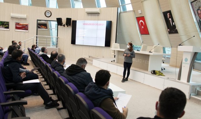 Başiskele Belediyesi personeline yüksekte çalışma eğitimi