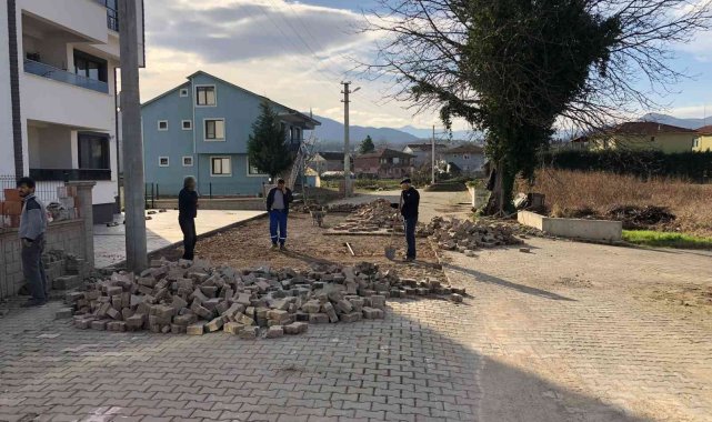 Başiskele'de üst yapı çalışmaları devam ediyor