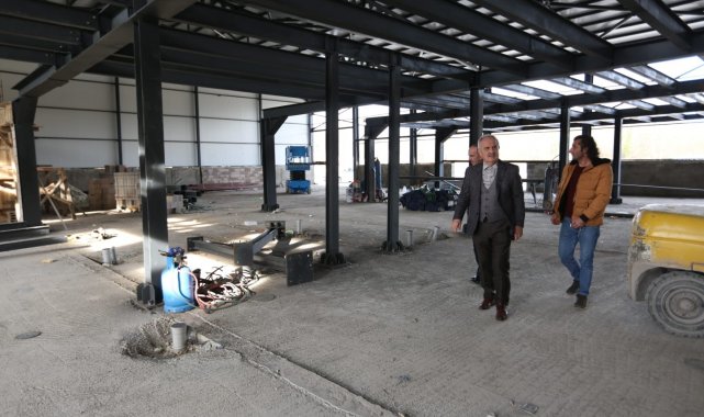 Başkan Aygün, devam eden çalışmaları inceledi