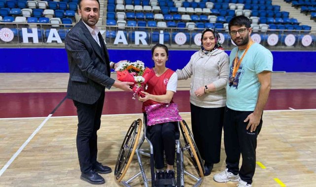 Başkan Beyter&#039;den engelli sporcuya destek