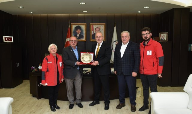 Başkan Bulut: "OMÜ'nün desteği Samsun Kızılay'a güç katıyor"