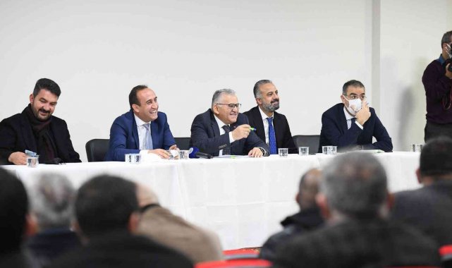 Başkan Büyükkılıç İncesu&#039;da mahalle muhtarlarının taleplerini dinledi