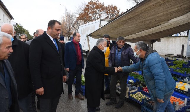 Başkan Büyükkılıç muhtarlar toplantısına Sarıoğlan ile devam etti