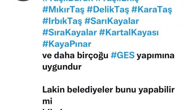 Başkan Ergü, Kılıçdaroğlu&#039;na taşlık alan gösterdi