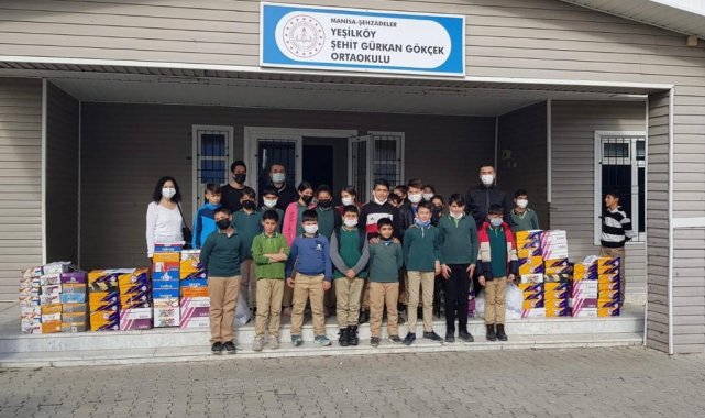 Başkan Ergün&#039;den öğrencilere yeni yıl hediyesi