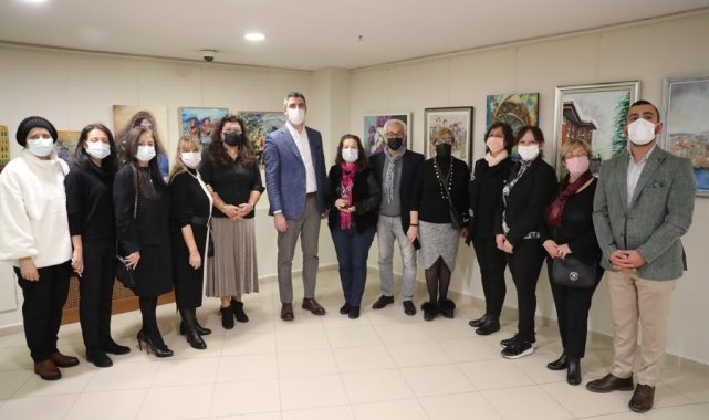 Başkan Gökhan Yüksel 'Yeni Yıla Merhaba' Sergisi'nin açılışını yaptı