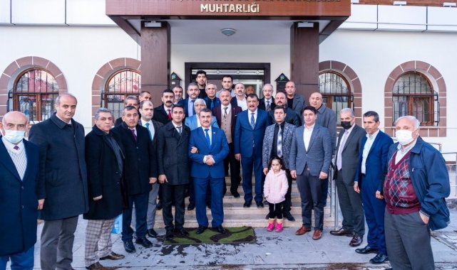 Başkan Gürkan, Malatya Muhtarlar Derneği'ni ziyaret etti