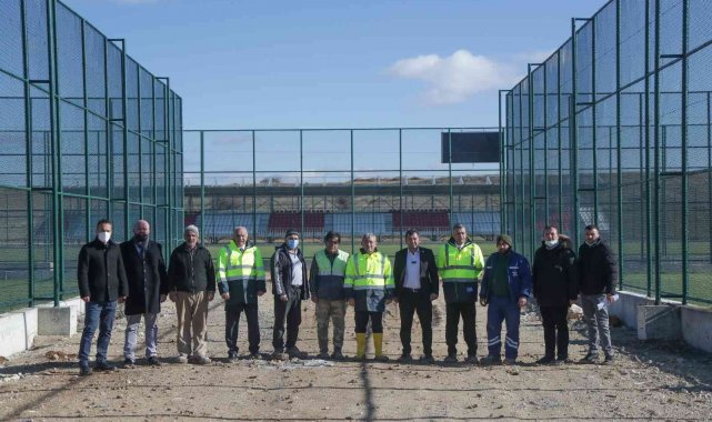 Başkan Işık: "Yoncalı Spor Tesisleri 19 Mayıs 2022 tamamlanacak"