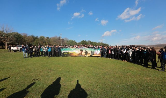 Başkan Işıksu öğrencilerle doğa yürüyüşü gerçekleştirdi