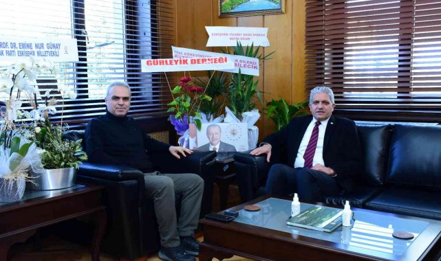 Başkan Küpeli'den Müdür Boz'a hayırlı olsun ziyareti