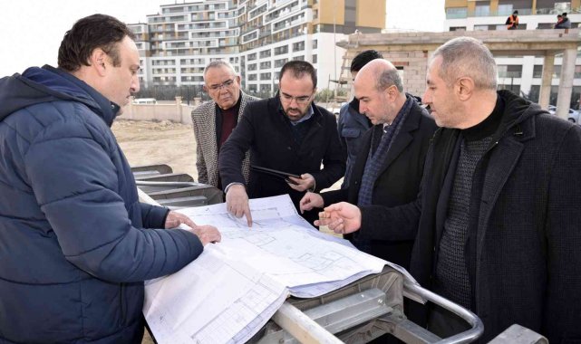 Başkan Pekyatırmacı 32 derslikli ilkokulu inceledi