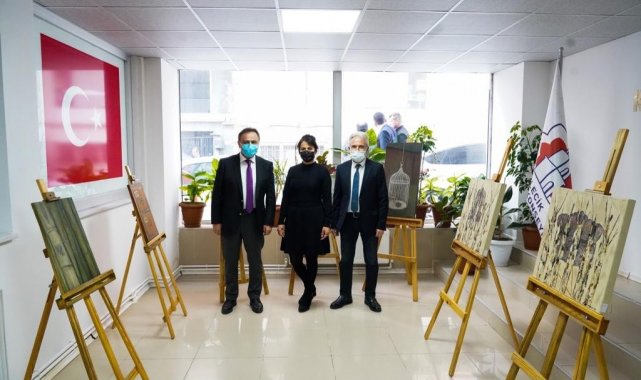 Başkan Şahin &#039;Serüven&#039; isimli serginin açılışını gerçekleştirdi