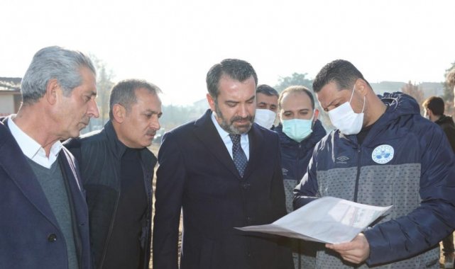 Başkan Şerifoğulları, sahadaki çalışmaları inceledi