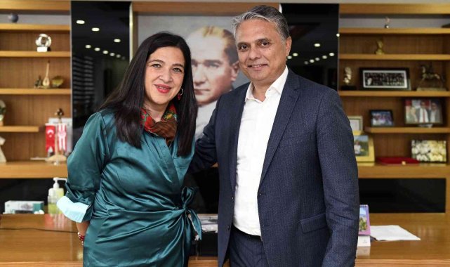 Başkan Uysal, Gusi Barış Ödülü sahibi Lutz'u ağırladı