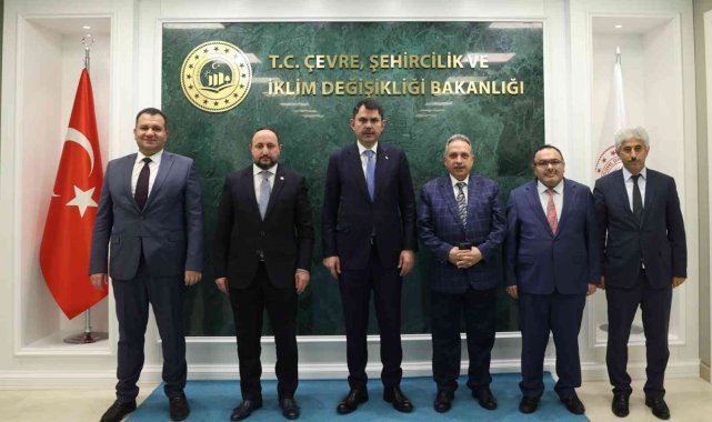 Başkan Yalçın'dan Bakan Kurum'a ziyaret