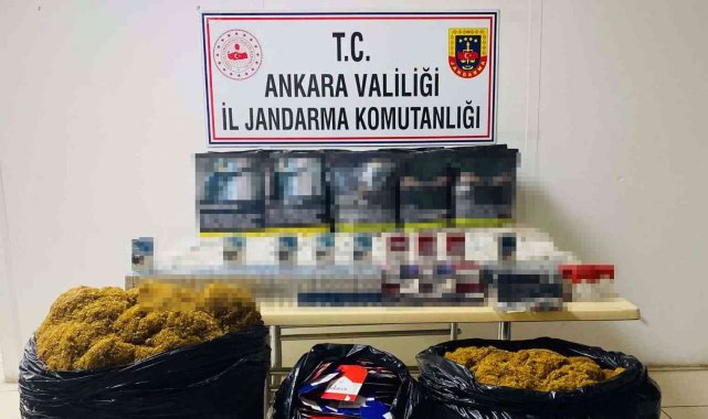 Başkent&#039;te kaçak ve bandrolsüz tütün operasyonu
