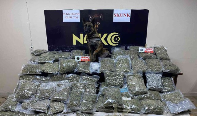 Batman polisinden operasyon: Araçtan 45.5 kilogram uyuşturucu çıktı