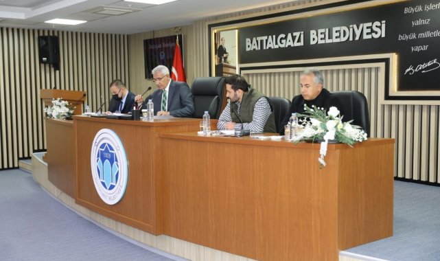 Battalgazi meclisi, aralık ayı olağan toplantısı tamamlandı