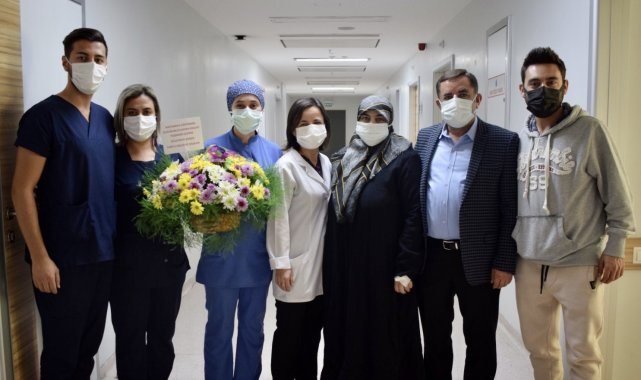 Belediye Başkanı'nın eşi koronayı yendi