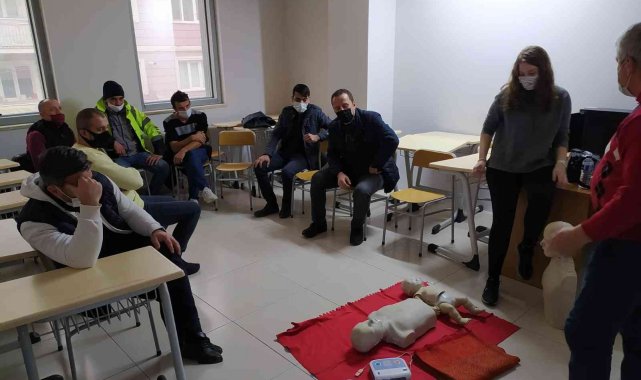 Belediye personeli ilkyardımda sınıfı geçti