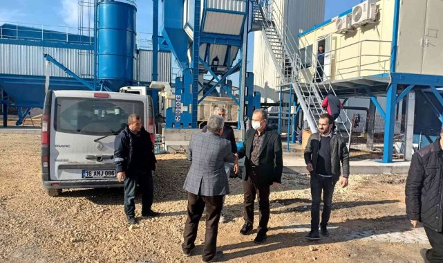 Belediyenin asfalt plenti deneme aşamasını başarıyla geçti