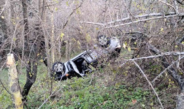 Beşiktaş'ta direksiyon hakimiyetini kaybeden sürücü otomobiliyle çimenlik alana uçtu