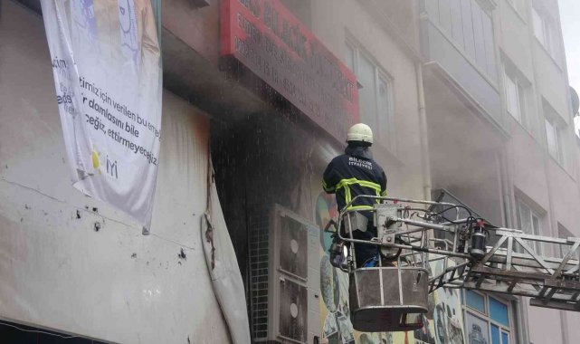 Bilecik&#039;te iş yeri yangını