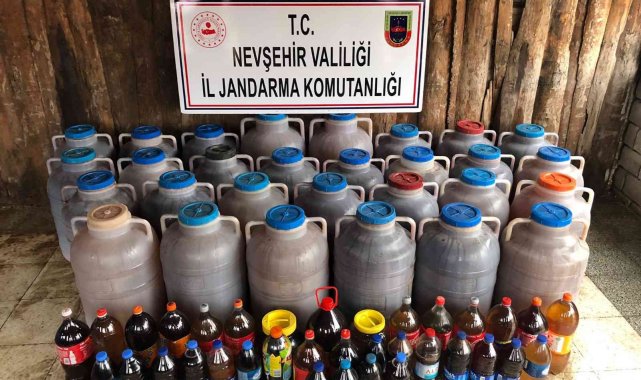 Bin 447 litre kaçak şaraba el konuldu