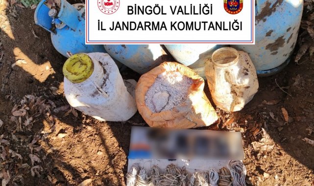Bingöl'de 20 kilogram amonyum nitrat ele geçirildi