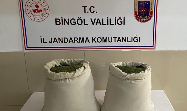 Bingöl'de 29 kilo esrar ele geçirildi