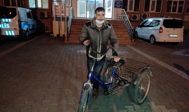 Bisikleti çalınan engelli vatandaş için polis seferber oldu