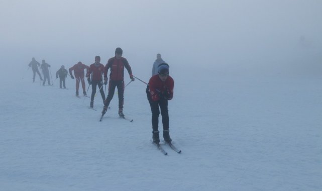 Bitlisli sporcular eksi 16 derecede yarışmalara hazırlanıyor
