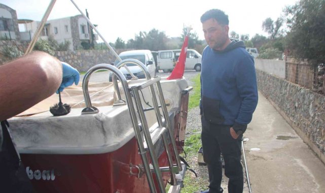 Bodrum'da kayık motoru hırsızlığı