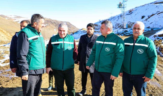 Bölge Müdürü Yavuz; Narman Şehitler Barajında incelemede bulundu