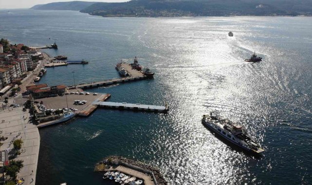 Bozcaada seferlerine fırtına engeli