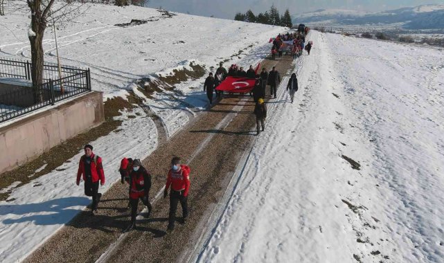 Bozüyük&#039;te Sarıkamış Şehitleri için yürüdüler