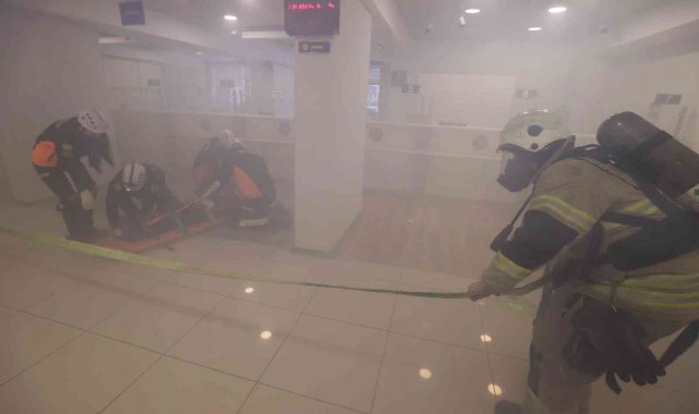 Buca&#039;da film gibi tatbikat