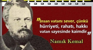 Bugün Namık Kemal’in doğum günü…