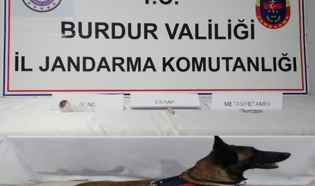 Burdur'a uyuşturucu operasyonu: 2 gözaltı