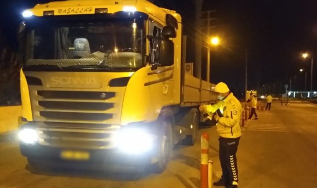 Burdur'da trafik denetimlerinde 6 sürücüye ceza uygulandı