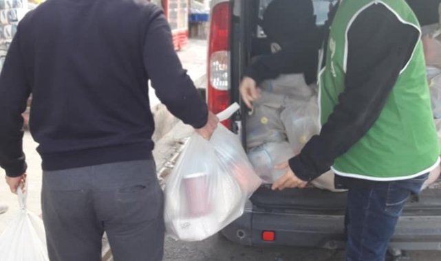 Burhaniye&#039;de 140 aileye gıda yardımı