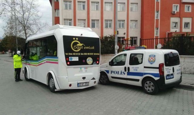 Burhaniye'de kış lastiği denetimi