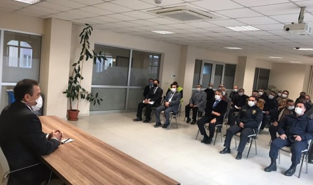 Burhaniye'de muhtarlar koronavirüs gündemi ile toplandı