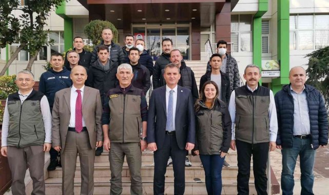 Bursa'da defne üretimine yakın markaj