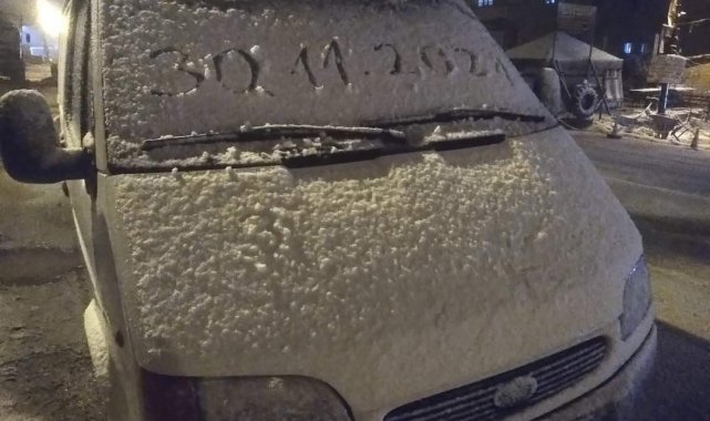 Bursa'nın Keles ilçesinde yoğun kar yağışı